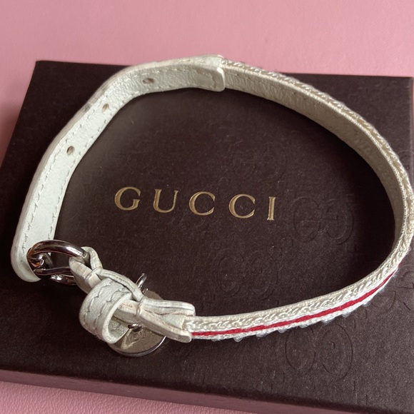 Pre-owned Gucci Loves You Red & White Leather Limited Edition - Picture 8 of 8